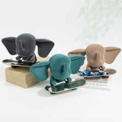 Tượng Khay Trang Trí Phòng Khách Dumbo Voi Hoạt Hình