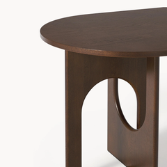 Bàn Ăn Gỗ Hiện Đại Chân Cách Điệu Chân Vòm