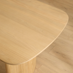 Bộ Bàn Ăn 4 Ghế Ăn Chân Trụ Phối Mây Willow