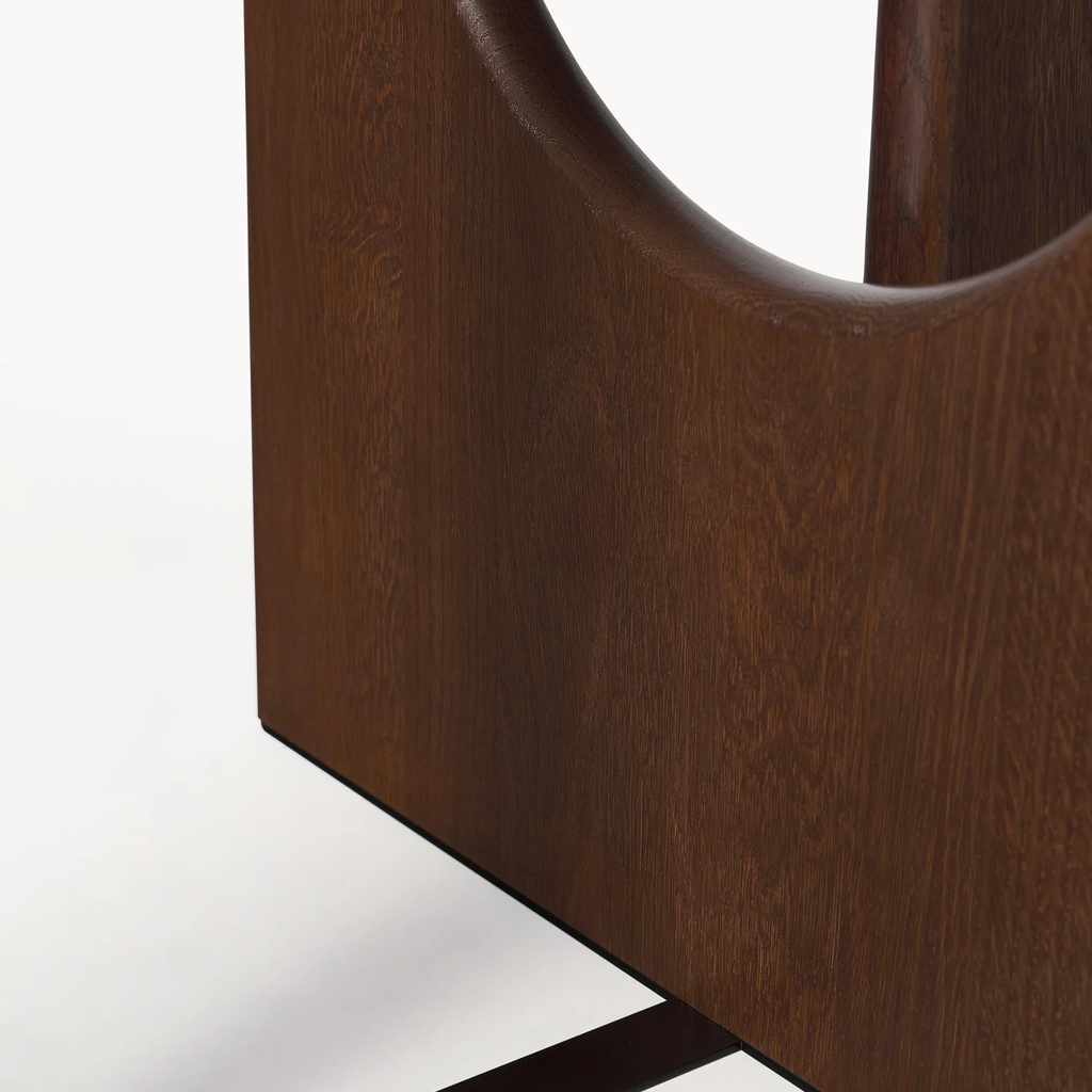 Bàn Ăn Gỗ Hiện Đại Chân Cách Điệu Chân Vòm