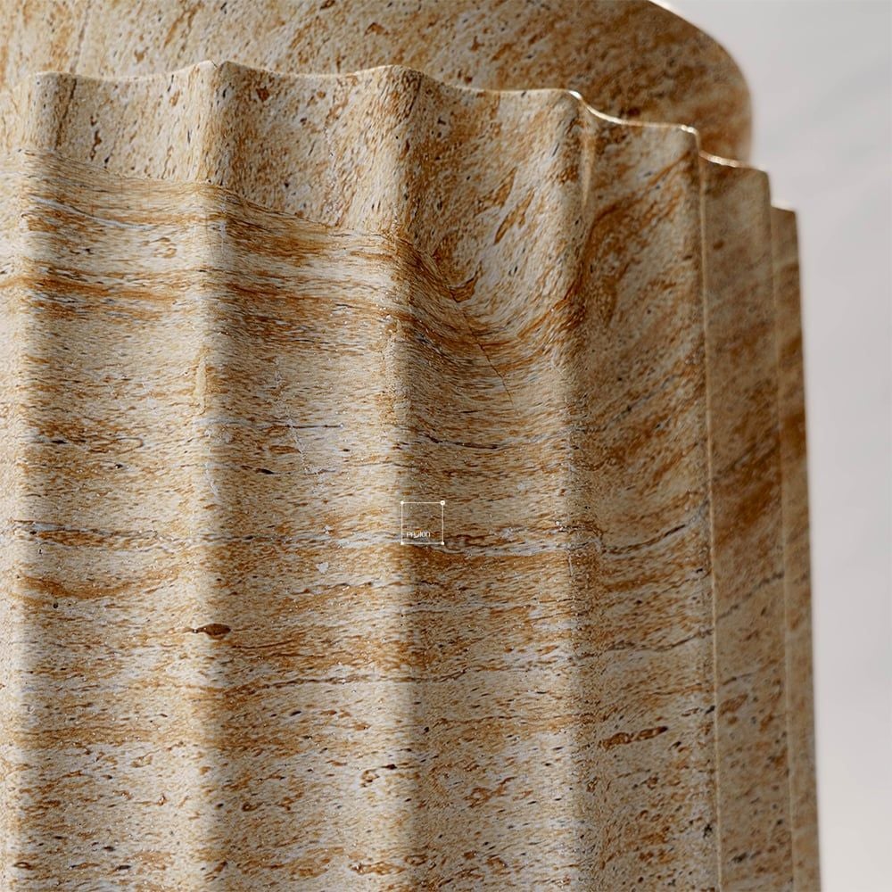 Bàn Phụ Dáng cột La Mã Giả Đá Travertine