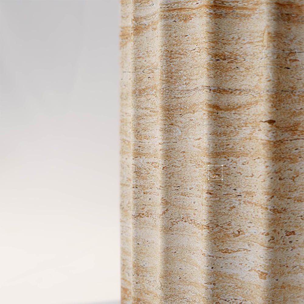 Bàn Phụ Dáng cột La Mã Giả Đá Travertine