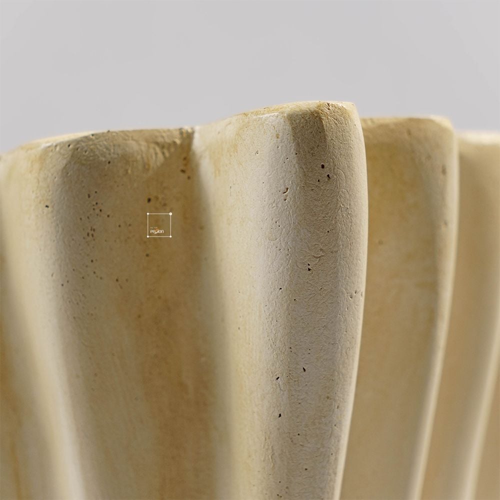 Đôn Trang Trí Hình Trụ Xoắn Hiện Đại Phong Cách Wabi Sabi