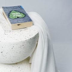 Bàn Tab Decor Hình Đồng Hồ Cát Phong Cách Wabi-Sabi