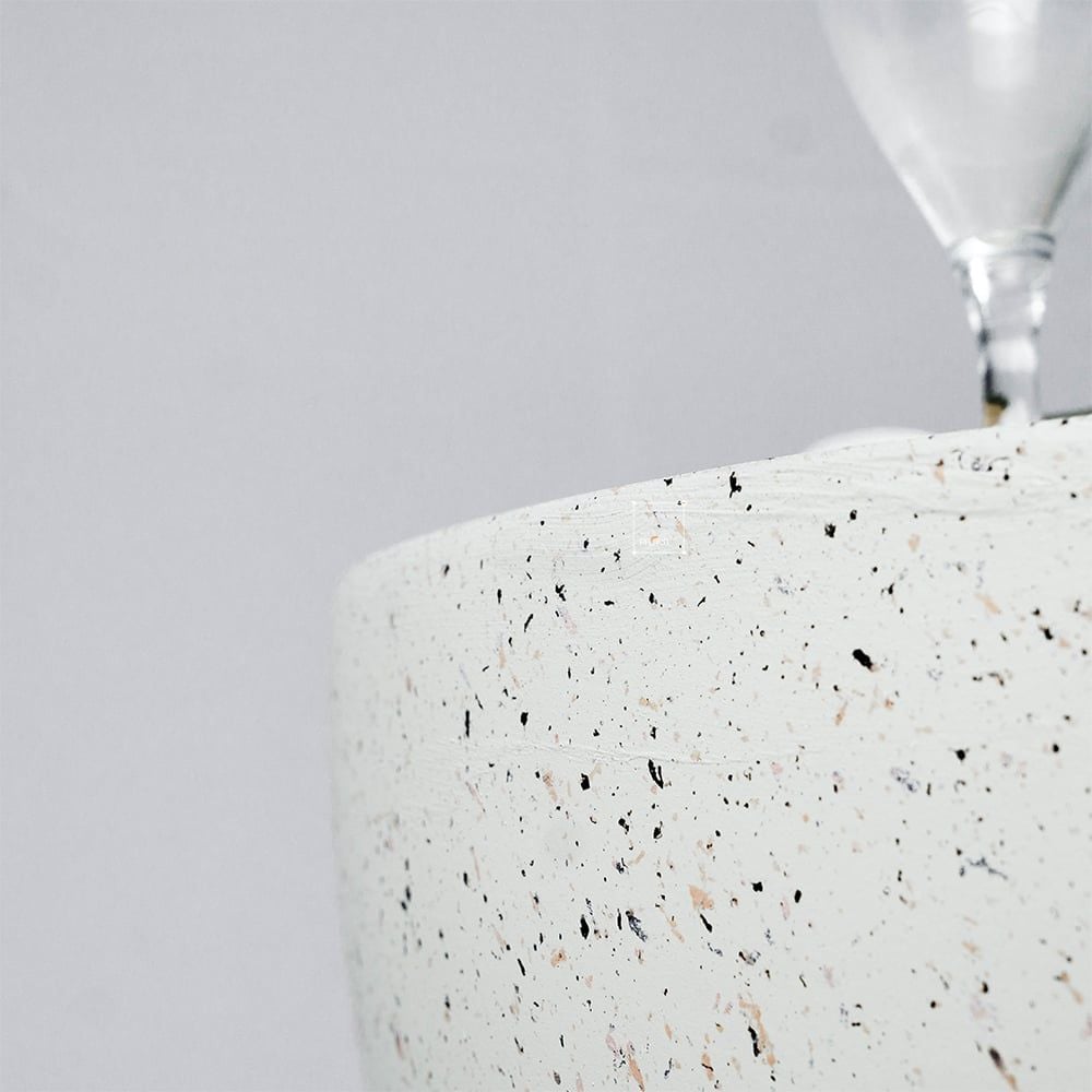 Bàn Tab Decor Hình Đồng Hồ Cát Phong Cách Wabi-Sabi
