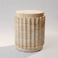 Bàn Phụ Dáng cột La Mã Giả Đá Travertine