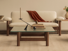 Bàn Sofa Gỗ Tần Bì Kính Cường Lực Prime Classy