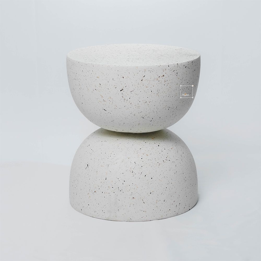 Bàn Tab Decor Hình Đồng Hồ Cát Phong Cách Wabi-Sabi