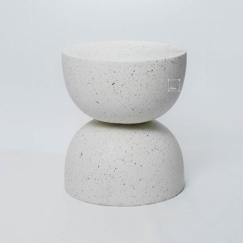 Bàn Tab Decor Hình Đồng Hồ Cát Phong Cách Wabi-Sabi