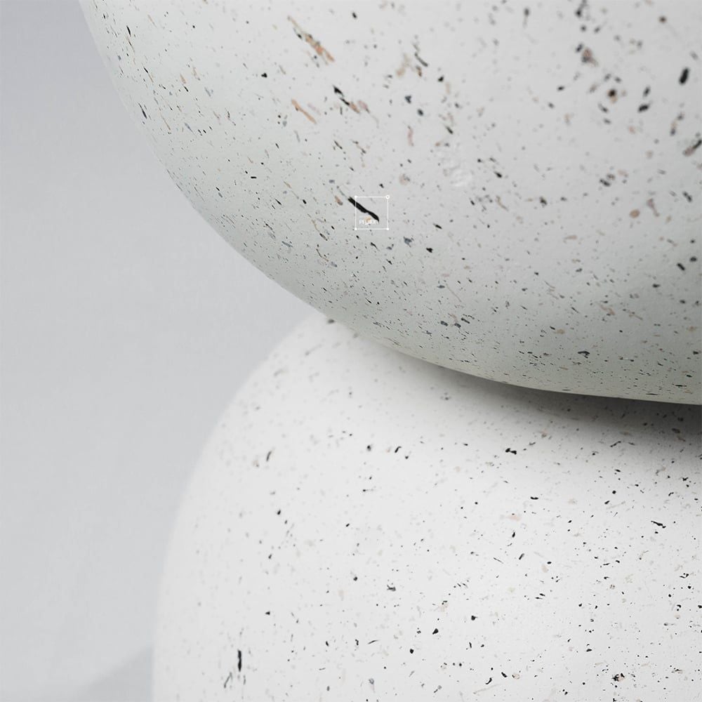 Bàn Tab Decor Hình Đồng Hồ Cát Phong Cách Wabi-Sabi