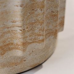 Bàn Phụ Dáng cột La Mã Giả Đá Travertine