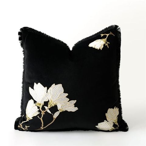 Vỏ Gối Tựa Lưng Dệt Sợi Jacquard Sang Trọng 50cm