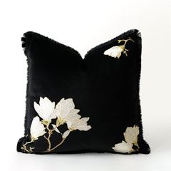 Vỏ Gối Tựa Lưng Dệt Sợi Jacquard Sang Trọng 50cm