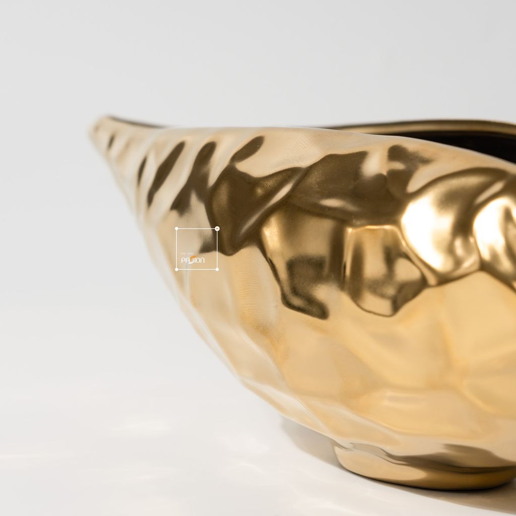 Bình Hoa Khô, Đĩa Trái Cây Kim Loại Trang Trí Phòng Khách Phong Cách Mỹ