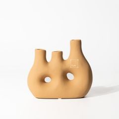 Bình Gốm Cắm Hoa Khô Scandinavian Tối Giản