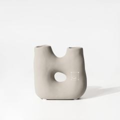 Bình Gốm Cắm Hoa Khô Scandinavian Tối Giản