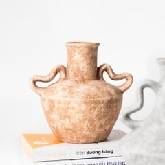 Bình Hoa Gốm Trang Trí Elara Tối Giản