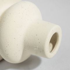 Bình Gốm Hình Bầu Gợn Sóng 3 Tầng
