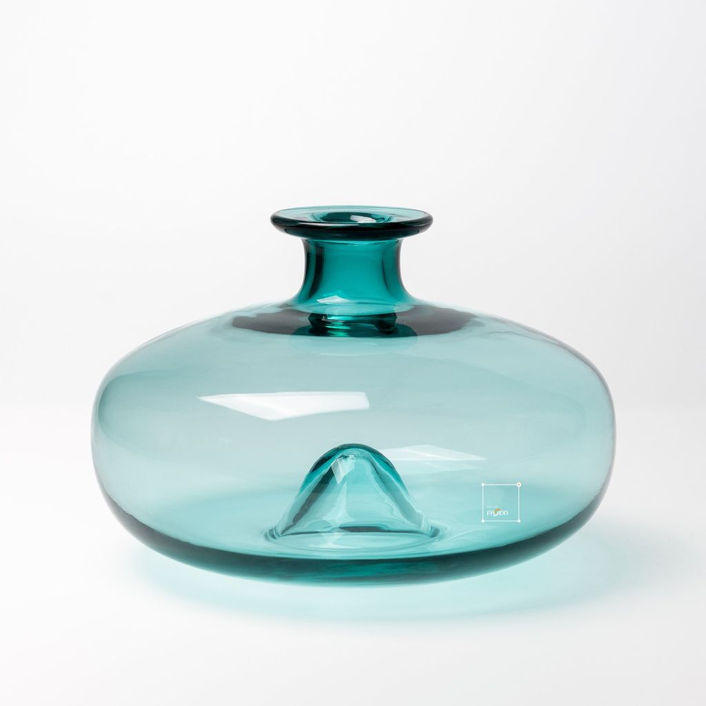 Bình Hoa Thủy Tinh Bụng Tròn Thấp