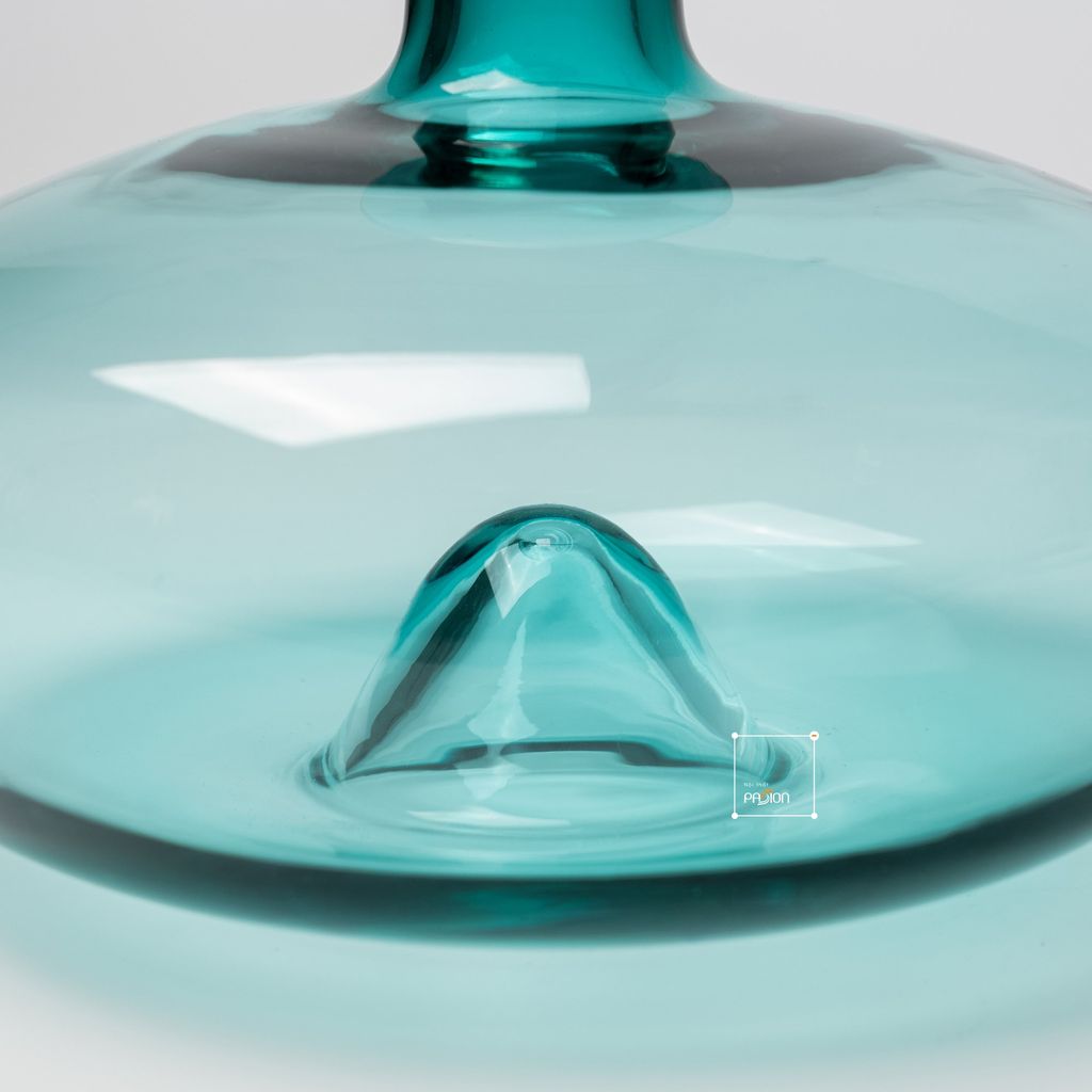 Bình Hoa Thủy Tinh Bụng Tròn Thấp