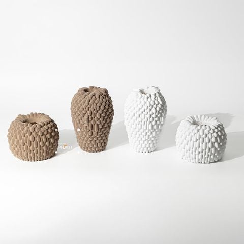 Bình Hoa Giọt Nước Phủ Nhung Kiểu Pháp