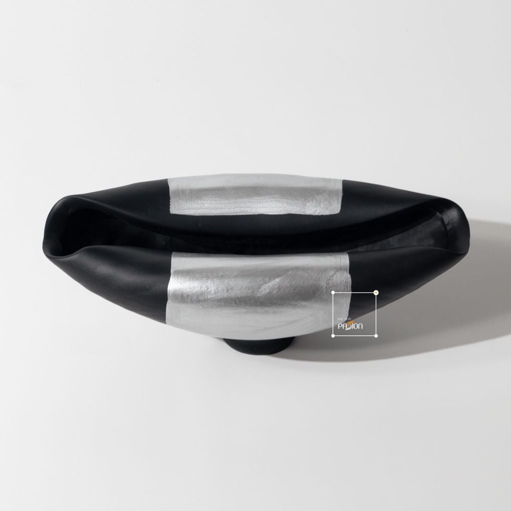 Bình Hoa Dáng Nằm Trang Trí Trừu Tượng Phong Cách Trung Hoa Vintage