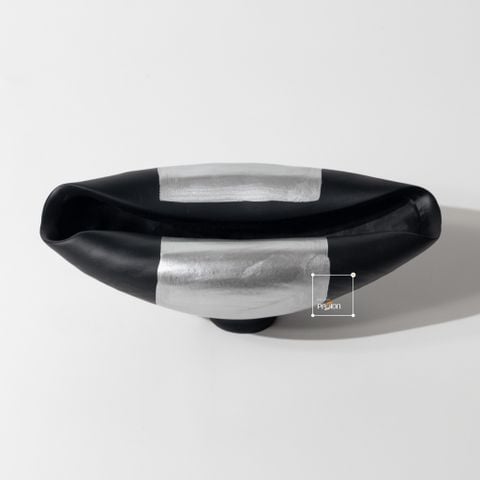 Bình Hoa Dáng Nằm Trang Trí Trừu Tượng Phong Cách Trung Hoa Vintage