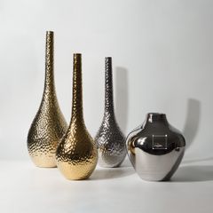 Bình Hoa Gốm Sứ Decor Mạ Điện Châu Âu Sang Trọng