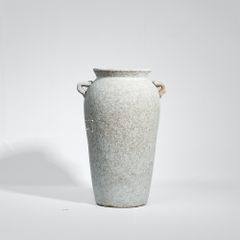 Bình Hoa Gốm Giả Cổ Phong Cách Rustic Có Quai Tai