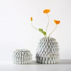 Bình Hoa Gốm Sứ Sáng Tạo Xếp Tầng Hiện Đại