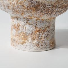 Bình Hoa Gốm Wabi Sabi Nâu Cổ Daigo