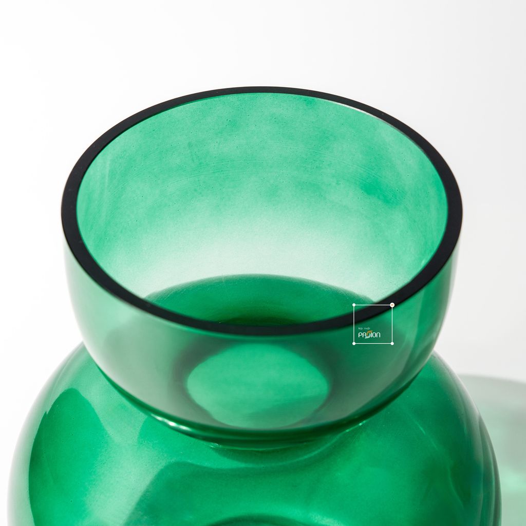 Bình Hoa Thủy Tinh Gợn Sóng Đèn Lồng Đan Mạch