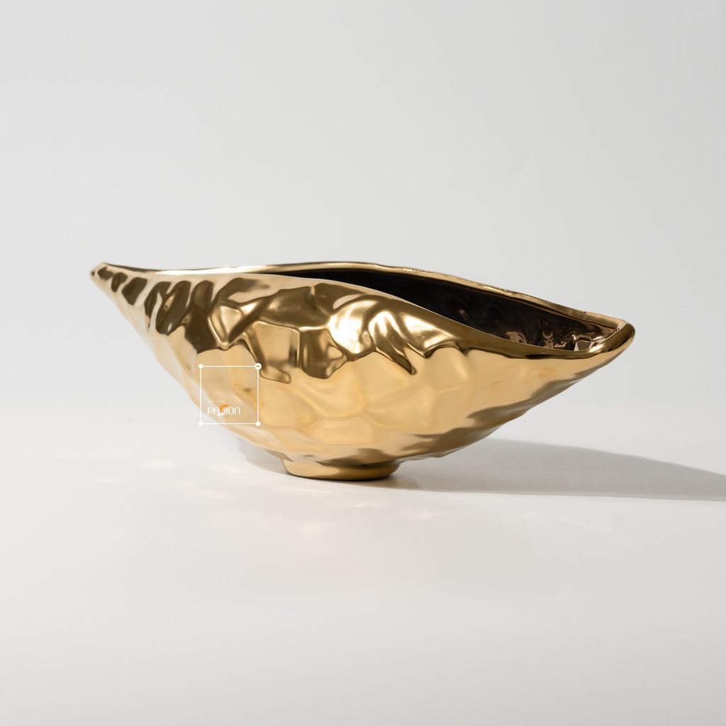 Bình Hoa Khô, Đĩa Trái Cây Kim Loại Trang Trí Phòng Khách Phong Cách Mỹ