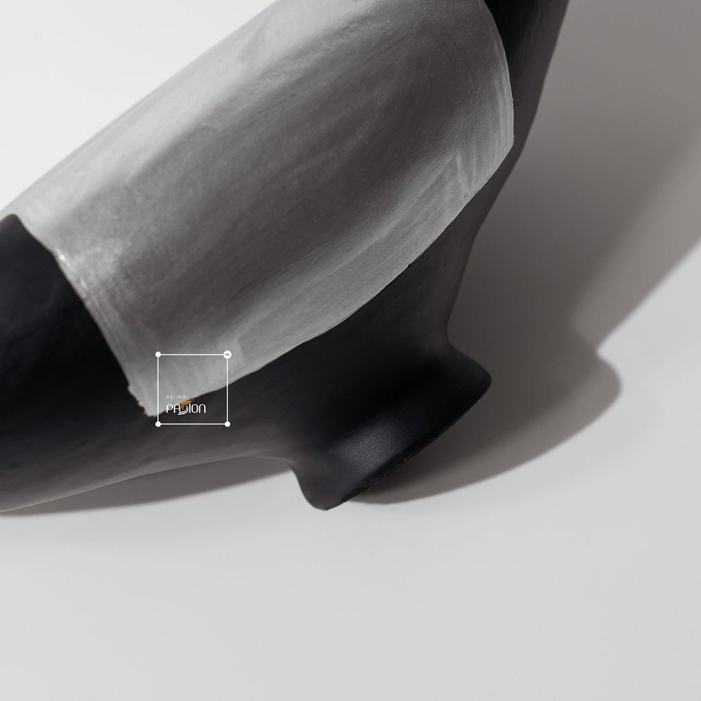 Bình Hoa Dáng Nằm Trang Trí Trừu Tượng Phong Cách Trung Hoa Vintage