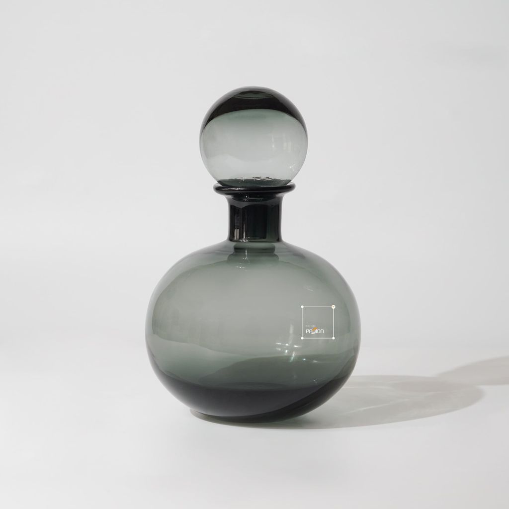 Bình Hoa Thủy Tinh Có Nắp Đậy Trang Trí Sáng Tạo