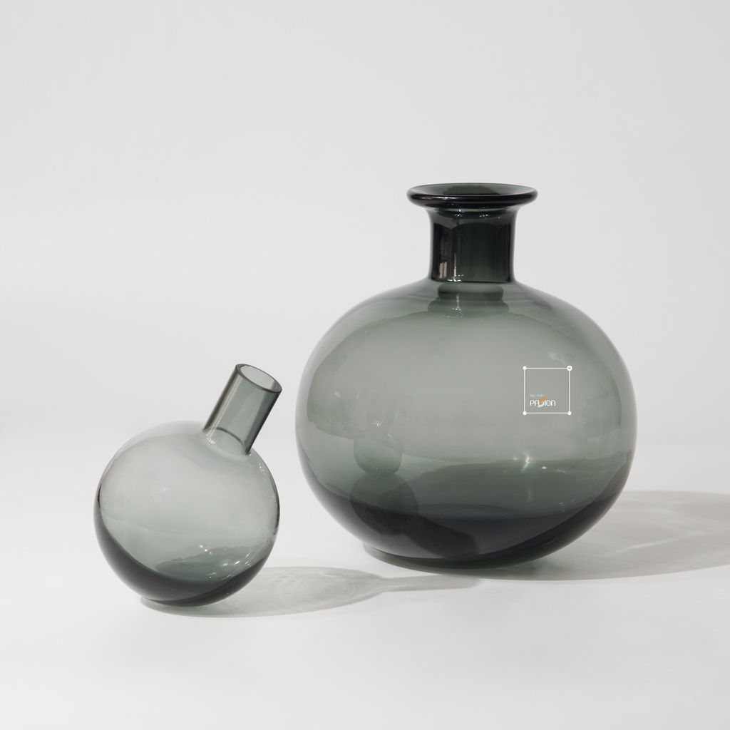 Bình Hoa Thủy Tinh Có Nắp Đậy Trang Trí Sáng Tạo