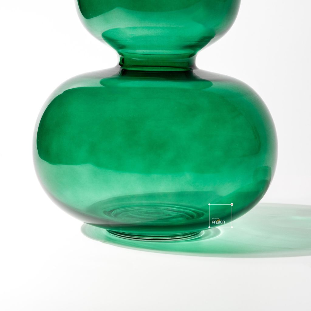 Bình Hoa Thủy Tinh Gợn Sóng Đèn Lồng Đan Mạch