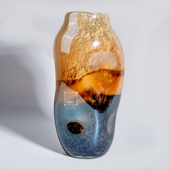 Bình Hoa Thủy Tinh Hiệu Ứng Marble Earthe Tone Sang Trọng