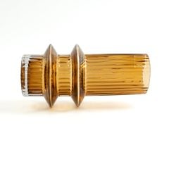 Bình Hoa Thủy Tinh Nâu Phong Cách Tháp Tầng