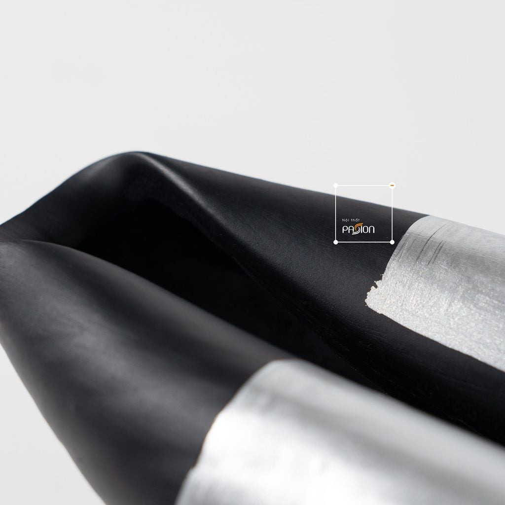 Bình Hoa Dáng Nằm Trang Trí Trừu Tượng Phong Cách Trung Hoa Vintage