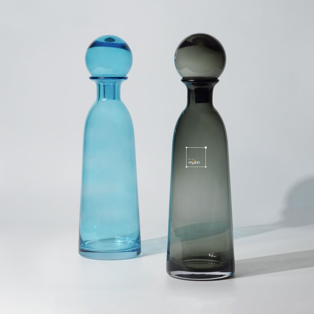 Bình Hoa Thủy Tinh Có Nắp Đậy Trang Trí Sáng Tạo