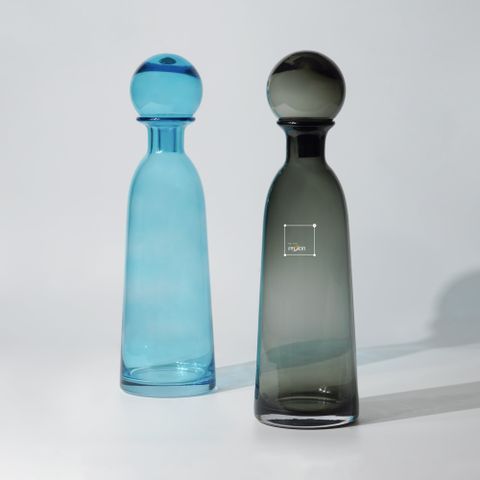 Bình Hoa Thủy Tinh Có Nắp Đậy Trang Trí Sáng Tạo