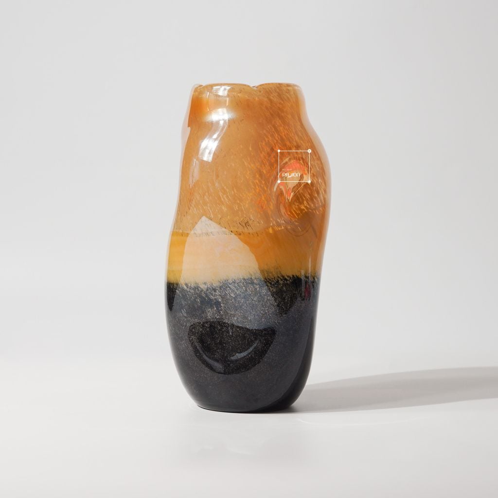 Bình Hoa Thủy Tinh Hiệu Ứng Marble Earthe Tone Sang Trọng