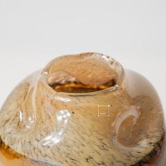 Bình Hoa Thủy Tinh Hiệu Ứng Marble Earthe Tone Sang Trọng