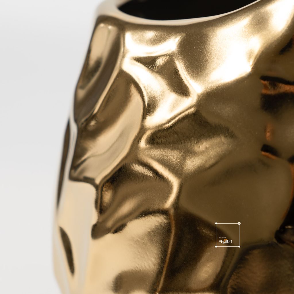 Bình Hoa Khô, Đĩa Trái Cây Kim Loại Trang Trí Phòng Khách Phong Cách Mỹ