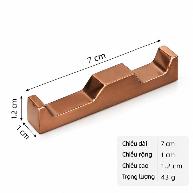 Gác Đũa Muỗng Inox 304 Dáng Lượn Sóng Cao Cấp
