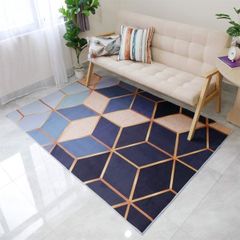 Thảm nhung trải sàn trang trí phòng khách sang trọng