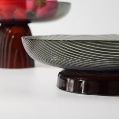 Dĩa Trái Cây Thủy Tinh Có Chân Đế Đựng Trái Cây Thức Ăn Nhẹ