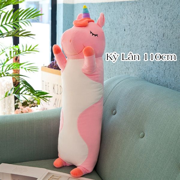 Gối Ôm Gấu Bông Kỳ Lân Khủng Long Siêu Mềm