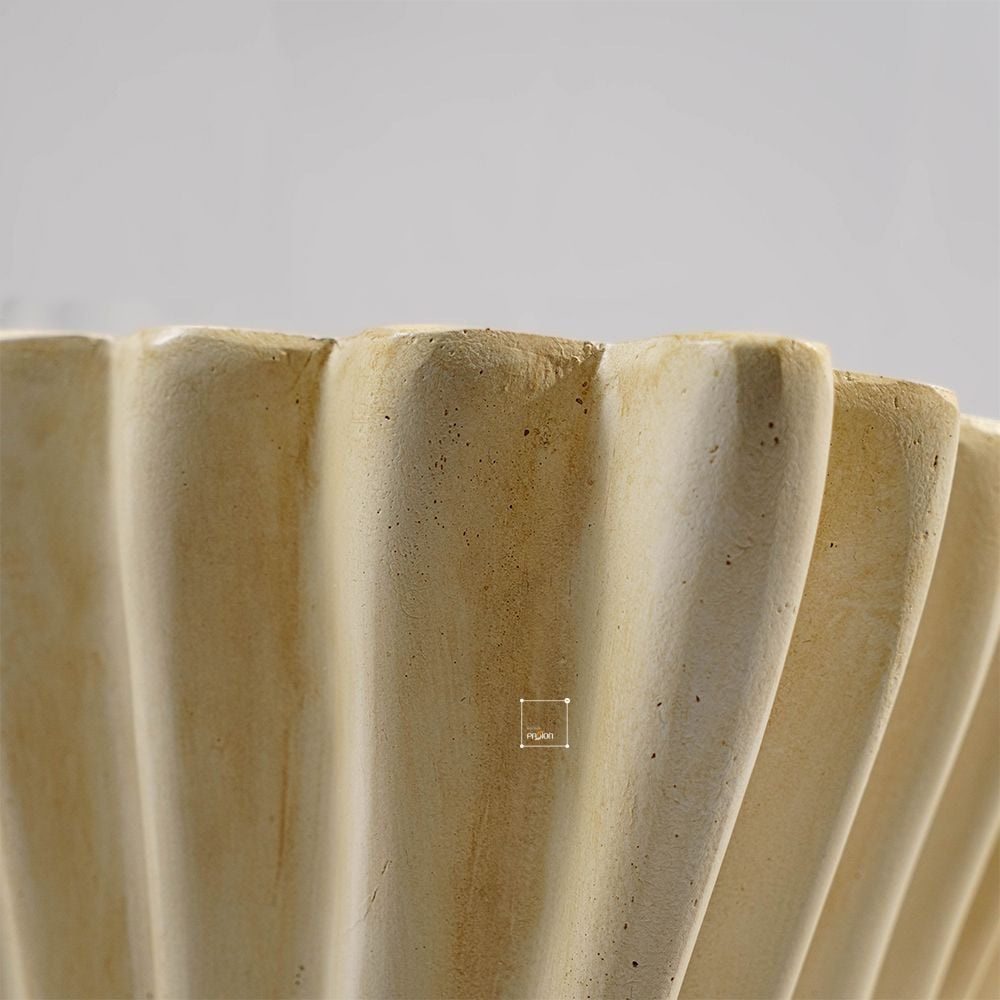 Đôn Trang Trí Hình Trụ Xoắn Hiện Đại Phong Cách Wabi Sabi